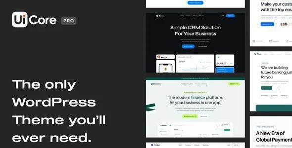UiCore Pro - WordPress Theme